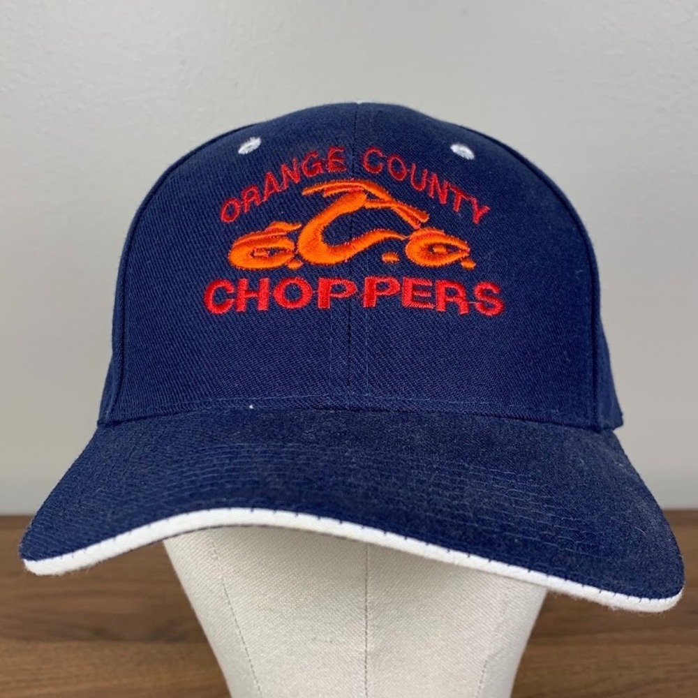 Orange County Choppers Blue Baseball Hat Cap OCC Motorcycle Biker